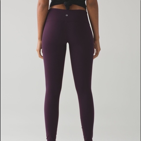 Lululemon Wunder Under Purple Leggings - Picture 2 of 6